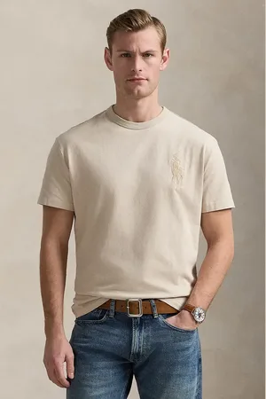 Ralph Lauren T-shirt bawełniany męski kolor gładki 710936509