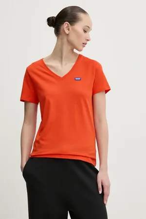Hugo Blue T-shirt bawełniany damski kolor 50513667