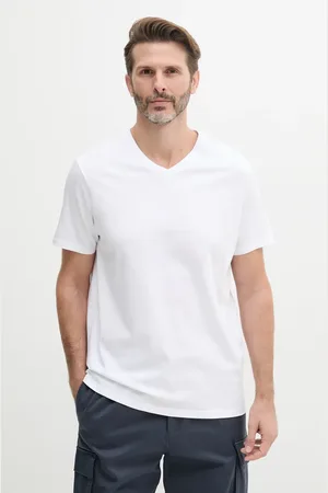 Calvin Klein T-shirt bawełniany męski kolor gładki LV040HM298