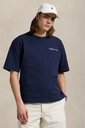 Ralph Lauren T-shirt bawełniany Tee męski kolor gładki 710964714