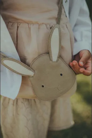 Donsje Torebka skórzana dziecięca Britta Classic Purse Bunny kolor 5001008
