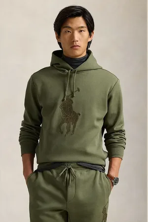 Ralph Lauren Bluza męska kolor z kapturem z aplikacją 710957585