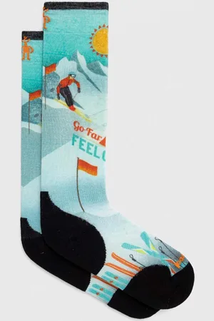 Smartwool Skarpety narciarskie Targeted Cushion Snow Bunny Print OTC