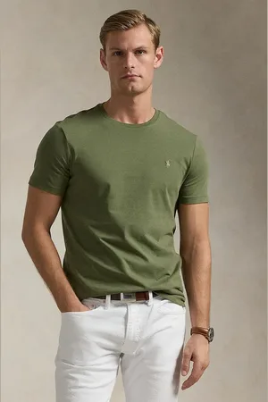 Ralph Lauren T-shirt bawełniany męski kolor gładki 710671438