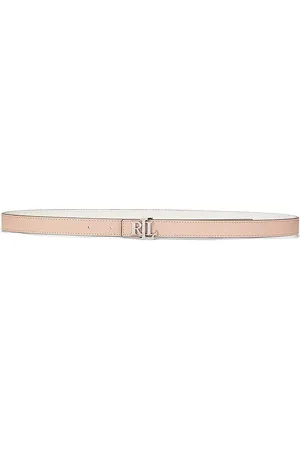 Ralph Lauren Pasek skórzany dwustronny damski kolor 412912038