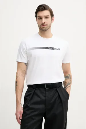 Paul & Shark T-shirt bawełniany męski kolor z nadrukiem 25411039