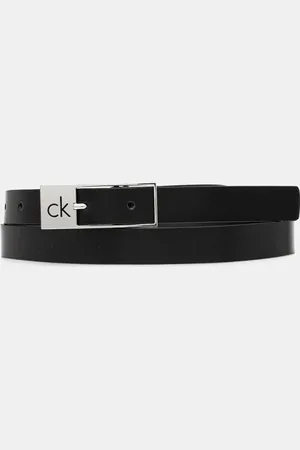 Calvin Klein Pasek skórzany damski kolor K60K613155