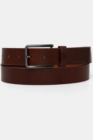 Calvin Klein Pasek skórzany męski kolor