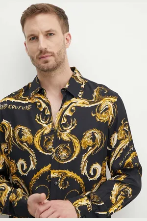 VERSACE Koszula męska kolor regular z kołnierzykiem klasycznym 77GAL2R0 NS508