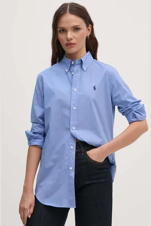 Ralph Lauren Koszula damska kolor regular z kołnierzykiem klasycznym 211941509