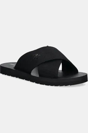 Calvin Klein Klapki CROSS SANDAL CRXS TX męskie kolor YM0YM01223