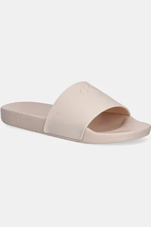 Calvin Klein Klapki SLIDE MONOGRAM TPU damskie kolor YW0YW01715