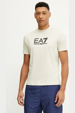 EA7 T-shirt bawełniany męski kolor z nadrukiem AF10375.7M000224