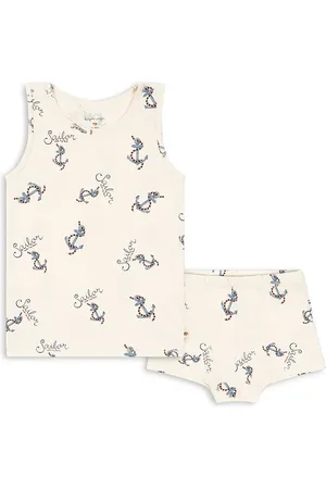 Konges Sløjd Piżama BASIC TANK UNDERWEAR SET GOTS kolor wzorzysta KS103382