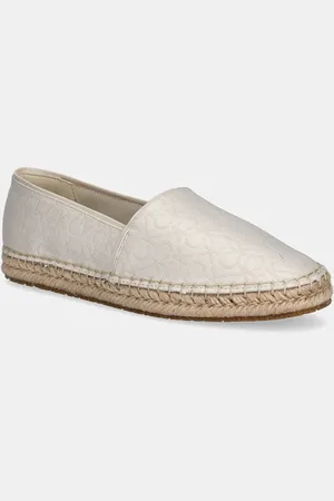 Calvin Klein Espadryle FLAT ESPADRILLE - JACQ kolor HW0HW02467