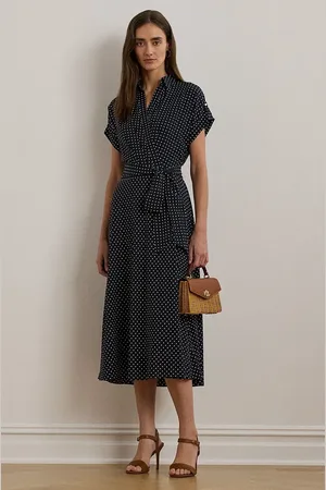 Ralph Lauren Sukienka kolor midi rozkloszowana 250957093