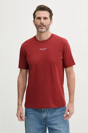 Marc O’ Polo T-shirt bawełniany męski kolor z nadrukiem 523201251382