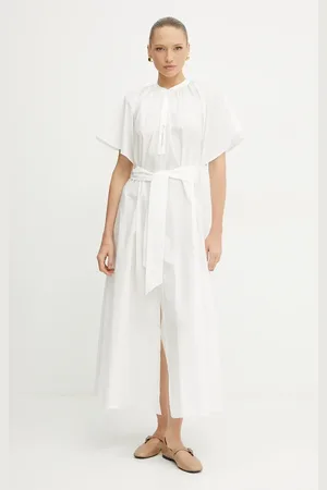 FORTE FORTE Sukienka bawełniana kolor maxi prosta 13849 my dress