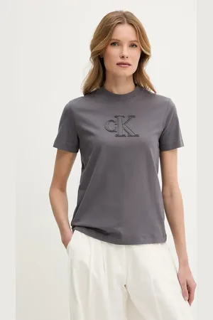 Calvin Klein T-shirt bawełniany damski kolor J20J225256