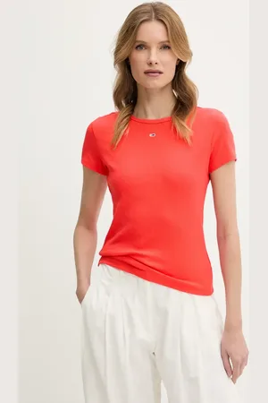 Tommy Hilfiger T-shirt damski kolor DW0DW17383