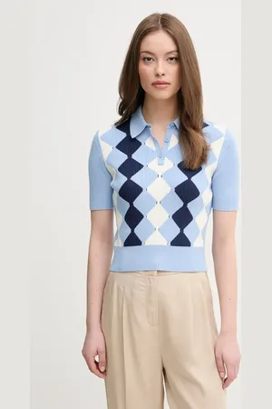 Benetton Polo damski kolor 124ME3019