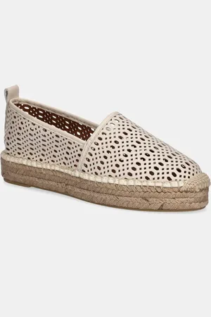 Billi Bi Espadryle skórzane kolor na platformie A8602