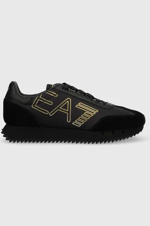 EA7 Sneakersy skórzane Vintage kolor