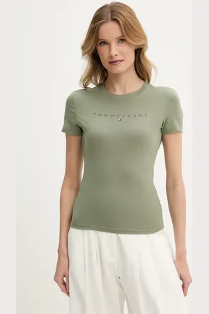 Tommy Hilfiger T-shirt bawełniany damski kolor DW0DW20315