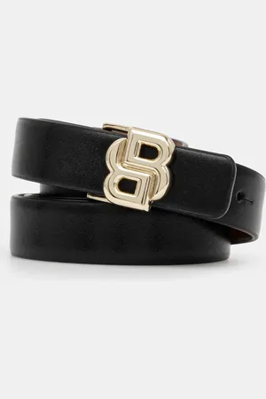 HUGO BOSS Pasek skórzany dwustronny damski kolor 50536865