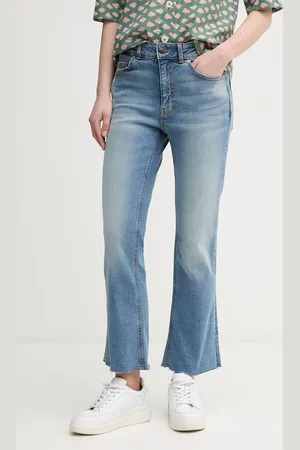 Benetton Jeansy damskie high waist 4OTADE010