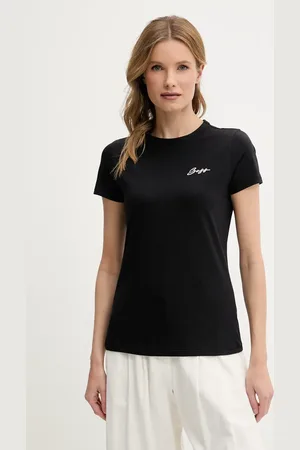 HUGO BOSS T-shirt bawełniany damski kolor 50541343