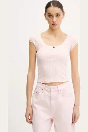 Tommy Hilfiger T-shirt bawełniany damski kolor DW0DW20621