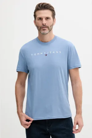 Tommy Hilfiger T-shirt bawełniany męski kolor z aplikacją DM0DM20744