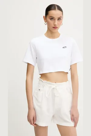 Vans T-shirt bawełniany damski kolor VN000P5VWHT1