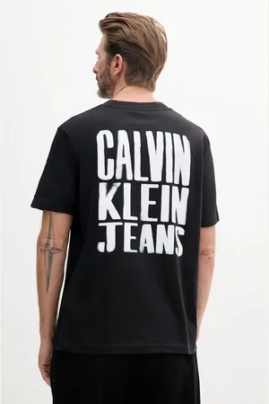 Calvin Klein T-shirt bawełniany męski kolor z nadrukiem J30J327523