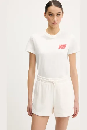 Tommy Hilfiger T-shirt bawełniany damski kolor DW0DW21338