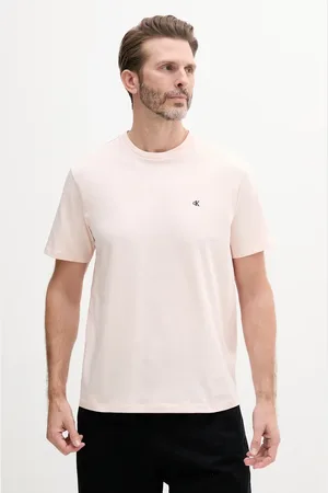 Calvin Klein T-shirt bawełniany męski kolor gładki LV040HM265