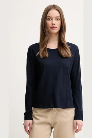 Benetton Longsleeve bawełniany kolor 3BVXD109G