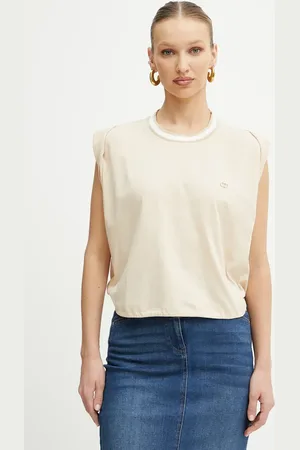 Liu Jo T-shirt bawełniany damski kolor TA5273 J6308