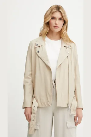 Armani Exchange Ramoneska skórzana kolor przejściowa XW000218 AF10854