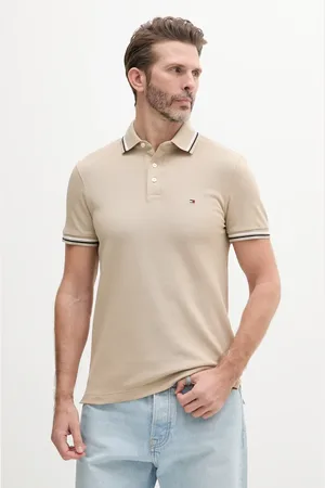 Tommy Hilfiger Polo męski kolor gładki MW0MW39993