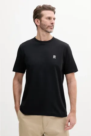 Tommy Hilfiger T-shirt bawełniany męski kolor z aplikacją MW0MW39256