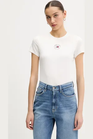 Tommy Hilfiger T-shirt damski kolor DW0DW20316
