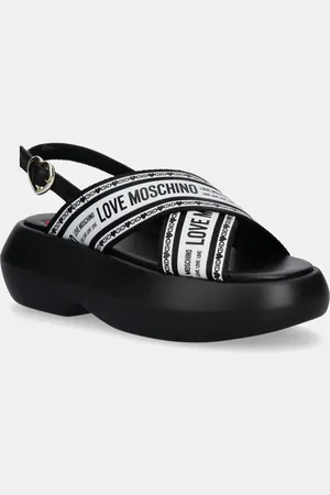 Moschino Sandały damskie kolor na platformie JA16207I0MIX200A