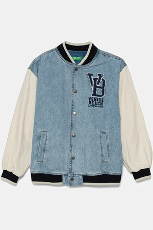 Benetton Kurtka bomber dziecięca kolor 2R76CN069