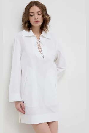 Ralph Lauren Narzutka plażowa bawełniana kolor 20495186