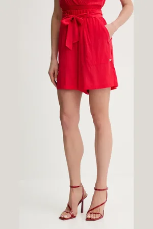 Liu Jo Szorty damskie kolor gładkie high waist VA5172.T2920