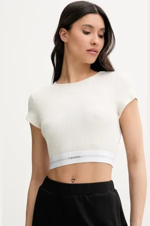 Calvin Klein T-shirt damski kolor LV00QS7349