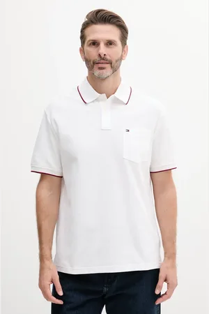 Tommy Hilfiger Polo bawełniane męski kolor gładki MW0MW38457
