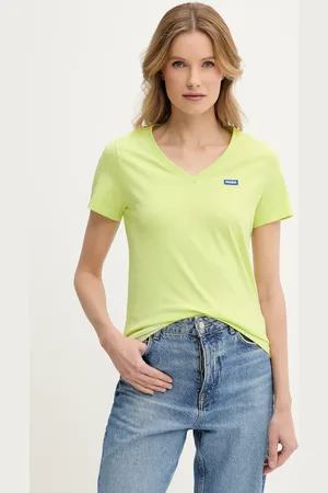 Hugo Blue T-shirt bawełniany damski kolor 50513667